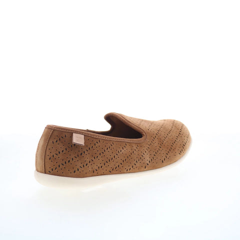 Spenco Bailey Ballet SP1060SAD Womens Brown Slip On Ballet Flats Shoes