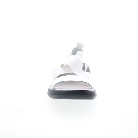 Fly London Baji BAJI848FLY-002 Womens White Leather Strap Sandals Shoes