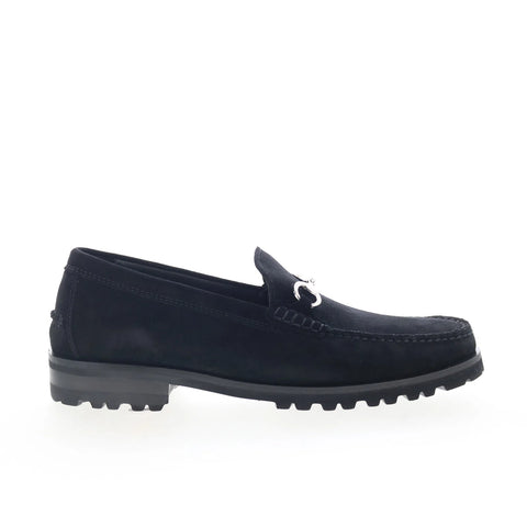 Johnston & Murphy Baldwin Lug Mens Black Loafers & Slip Ons Casual Shoes