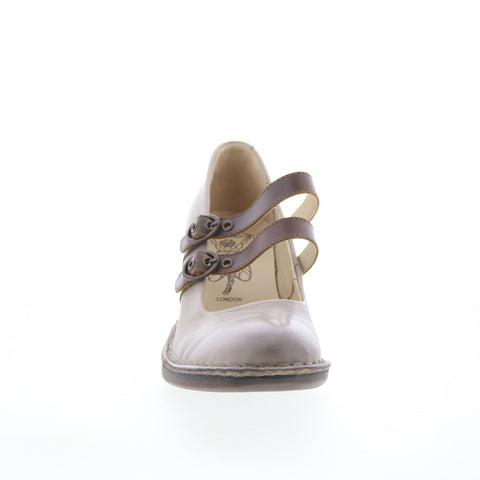 Fly London Baly BALY106FLY-000 Womens Gray Leather Pumps Heels Shoes