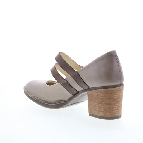 Fly London Baly BALY106FLY-000 Womens Gray Leather Pumps Heels Shoes