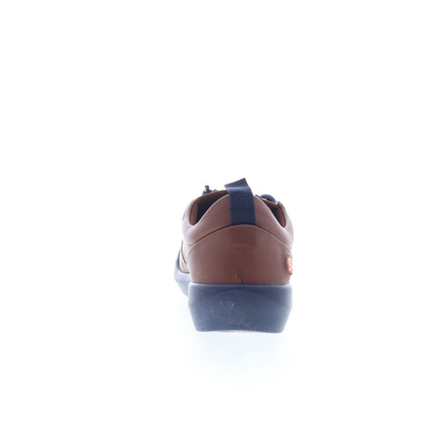 Softinos Bann BANN730SOF-004 Womens Brown Leather Lifestyle Sneakers Shoes