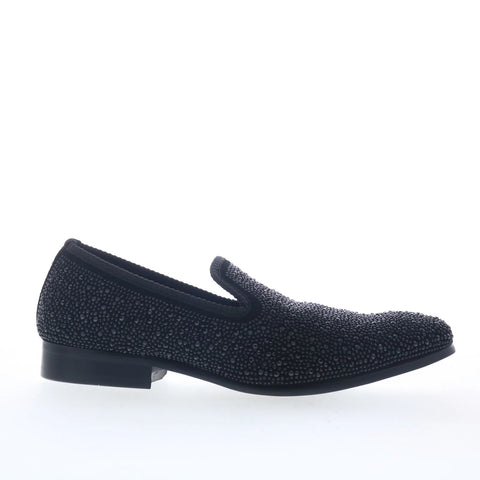 Steve Madden Bannoch BANN06M1 Mens Black Loafers & Slip Ons Casual Shoes