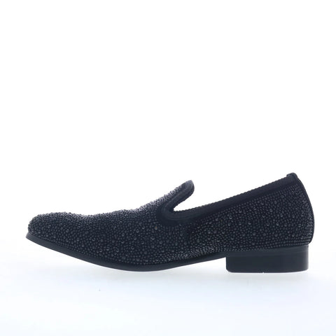 Steve Madden Bannoch BANN06M1 Mens Black Loafers & Slip Ons Casual Shoes