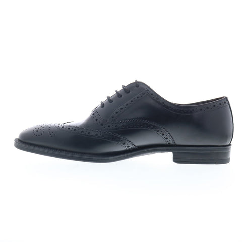 Studio Belvedere Barcelona Mens Black Oxfords Wingtip & Brogue Shoes
