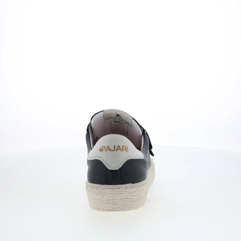 Pajar Barro 75219 Mens Black Leather Strap Lifestyle Sneakers Shoes