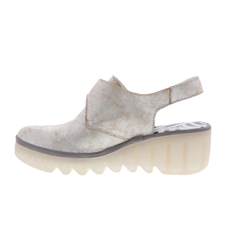 Fly London Bary BARY565FLY-002 Womens Gray Wedges Sandals Shoes