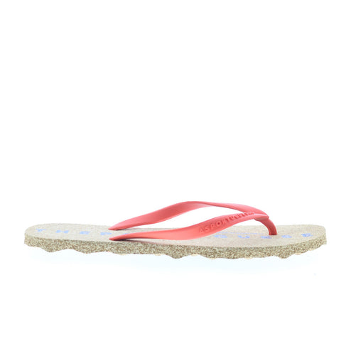 Asportuguesas Base BASE000ASPM-006 Mens Red Slip On Flip-Flops Sandals Shoes
