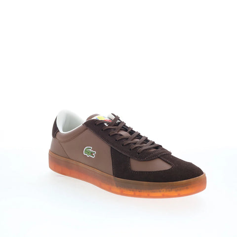 Lacoste Baseshot Pro 126 1 SMA Mens Brown Leather Lifestyle Sneakers Shoes