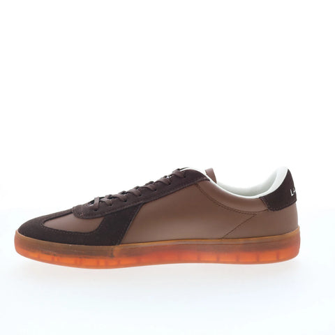 Lacoste Baseshot Pro 126 1 SMA Mens Brown Leather Lifestyle Sneakers Shoes