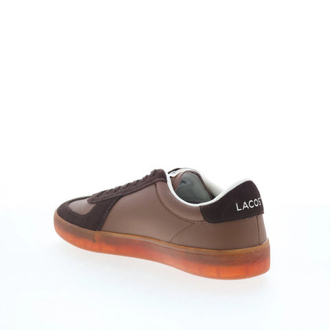Lacoste Baseshot Pro 126 1 SMA Mens Brown Leather Lifestyle Sneakers Shoes