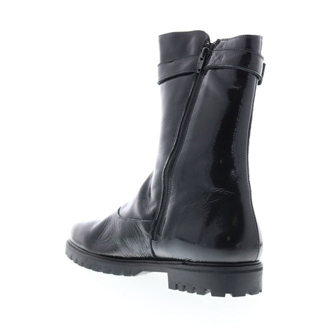 Bos. & Co. Bash Womens Black Synthetic Zipper Casual Dress Boots