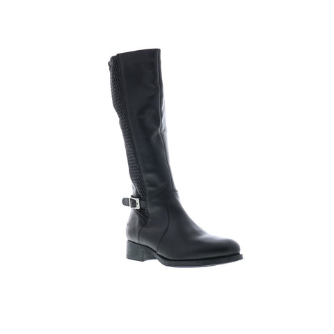 Bos. & Co. Bawn Womens Black Leather Zipper Casual Dress Boots