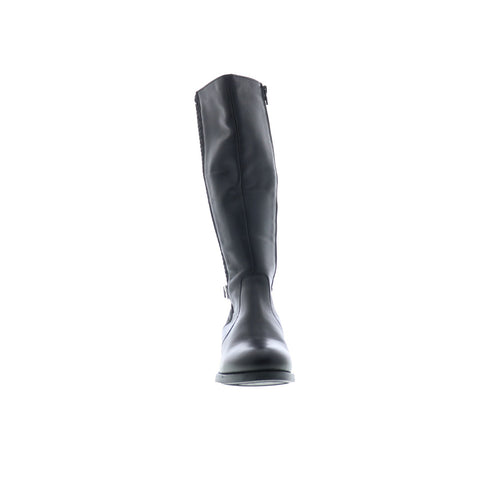 Bos. & Co. Bawn Womens Black Leather Zipper Casual Dress Boots