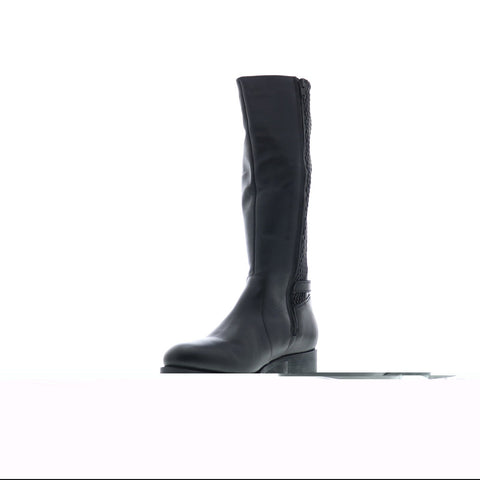 Bos. & Co. Bawn Womens Black Leather Zipper Casual Dress Boots