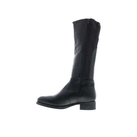 Bos. & Co. Bawn Womens Black Leather Zipper Casual Dress Boots