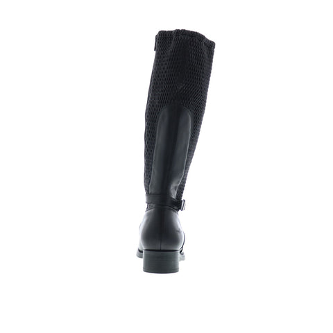 Bos. & Co. Bawn Womens Black Leather Zipper Casual Dress Boots