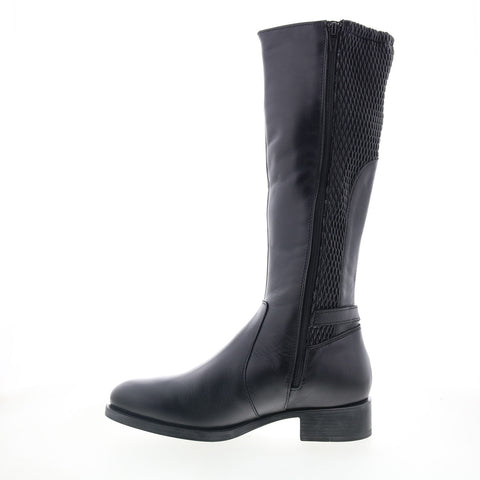Bos. & Co. Bawn Womens Black Leather Zipper Casual Dress Boots