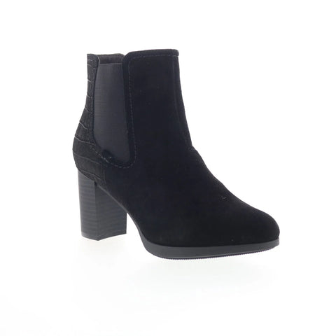 Clarks Bayla Rose 26175164 Womens Black Wide Ankle & Booties Boots