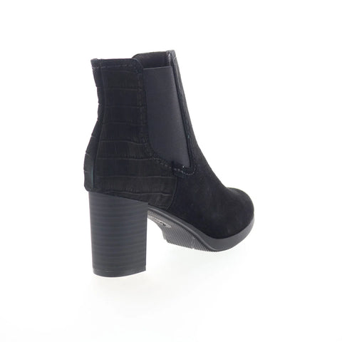Clarks Bayla Rose 26175164 Womens Black Wide Ankle & Booties Boots