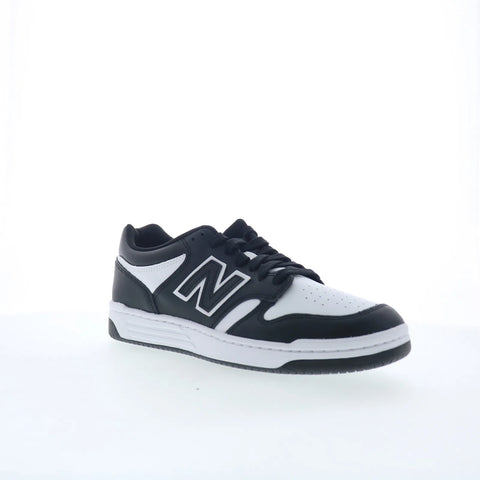 New Balance 480 BB480LBA Mens White Leather Lifestyle Sneakers Shoes