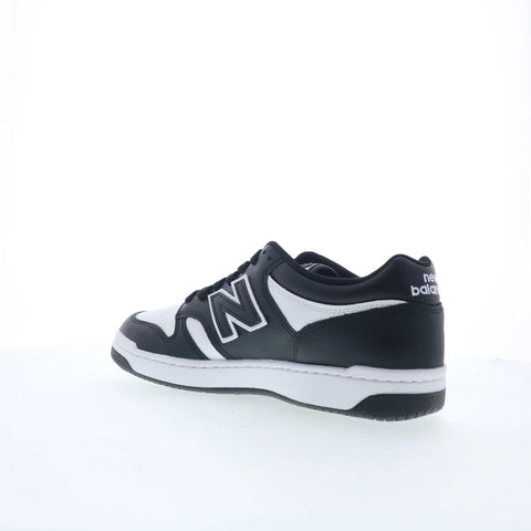 New Balance 480 BB480LBA Mens White Leather Lifestyle Sneakers Shoes