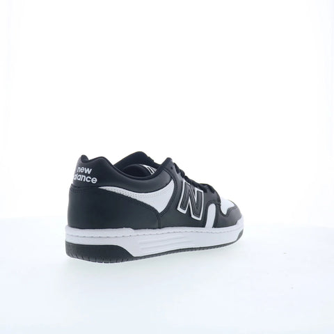 New Balance 480 BB480LBA Mens White Leather Lifestyle Sneakers Shoes
