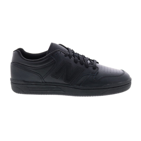 New Balance 480 BB480L3B Mens Black Leather Lifestyle Sneakers Shoes