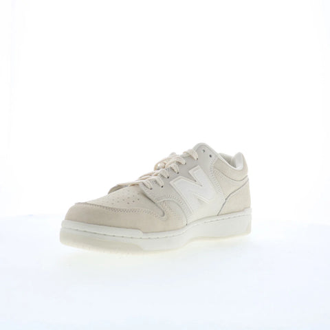 New Balance 480 BB480LDS Mens Beige Suede Lace Up Lifestyle Sneakers Shoes
