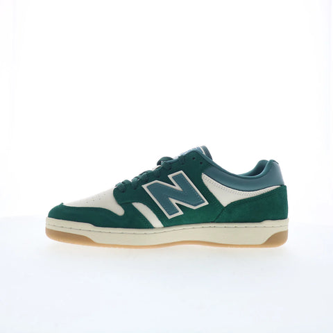 New Balance 480 BB480LPA Mens Green Suede Lifestyle Sneakers Shoes