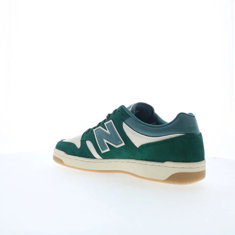 New Balance 480 BB480LPA Mens Green Suede Lifestyle Sneakers Shoes