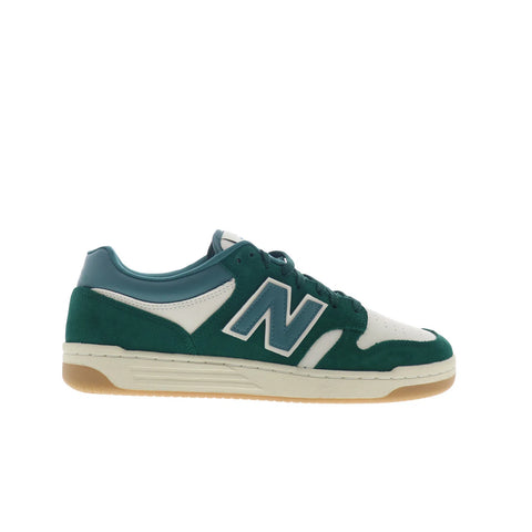 New Balance 480 BB480LPA Mens Green Suede Lifestyle Sneakers Shoes