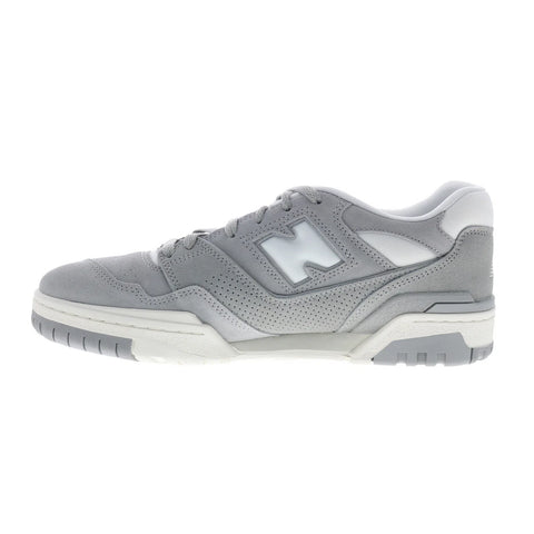 New Balance 550 XBB550VNB Mens Gray Suede Lifestyle Sneakers Shoes