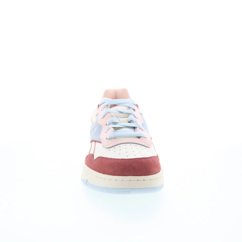 Reebok BB 4000 II Womens Beige Leather Lace Up Lifestyle Sneakers Shoes