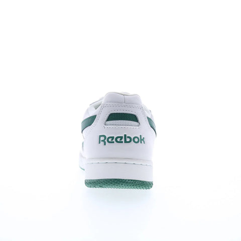 Reebok BB 4000 II Mens White Leather Lace Up Lifestyle Sneakers Shoes