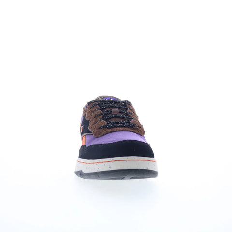 Reebok BB 4000 II Mens Purple Suede Lace Up Lifestyle Sneakers Shoes