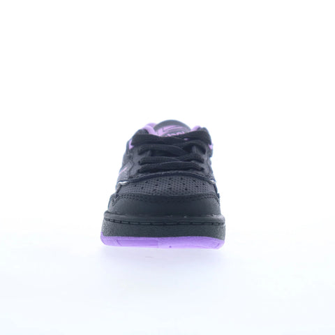 Reebok BB 4000 II Toddler Black Leather Lace Up Lifestyle Sneakers Shoes