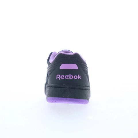Reebok BB 4000 II Toddler Black Leather Lace Up Lifestyle Sneakers Shoes