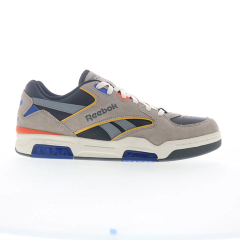Reebok BB 4500 DMX Mens Gray Leather Lace Up Lifestyle Sneakers Shoes