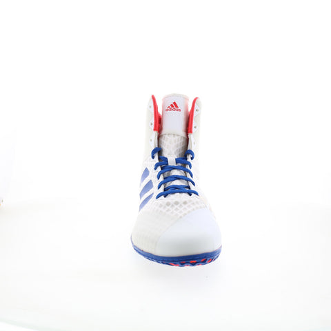Adidas Mat Wizard 4 BC0533 Mens White Synthetic Athletic Wrestling Shoes