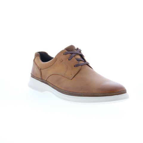 Rockport DresSports 2 Go Plain Toe Mens Brown Wide Oxfords Plain Toe Shoes