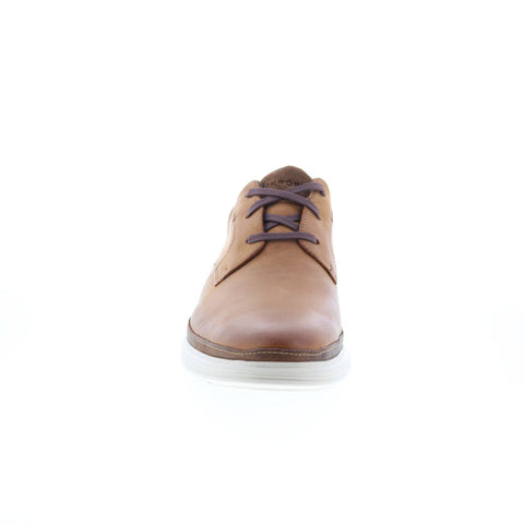 Rockport DresSports 2 Go Plain Toe Mens Brown Oxfords Plain Toe Shoes