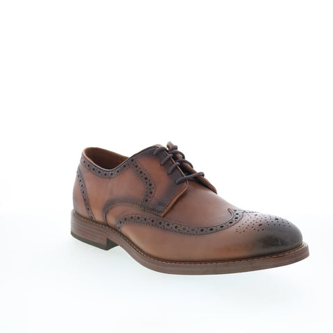 Rockport Kenton Wingtip Mens Brown Wide Oxfords Wingtip & Brogue Shoes