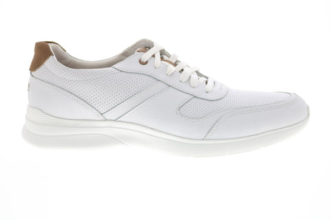 Rockport Total Motion Active Mudguard Mens White Wide Sneakers Shoes