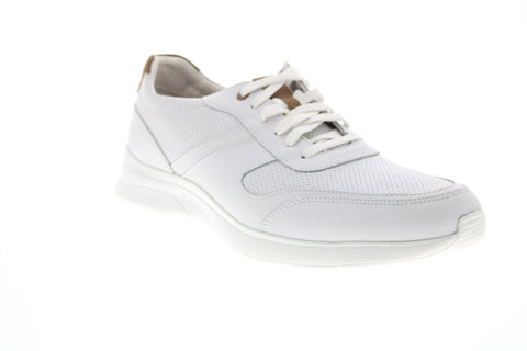 Rockport Total Motion Active Mudguard Mens White Wide Sneakers Shoes