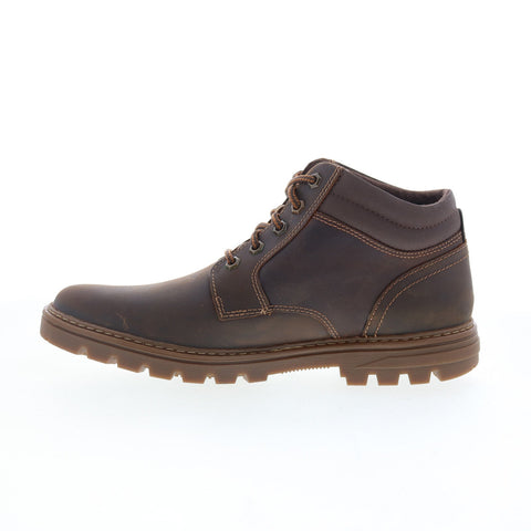 Rockport Weather Or Not Plain Toe Boot BCI6148 Mens Brown Casual Dress Boots