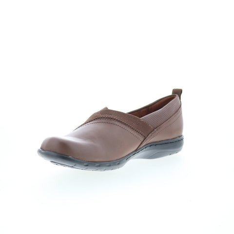 Cobb Hill Penfield Slip-On BCI9278 Womens Brown Leather Loafer Flats Shoes