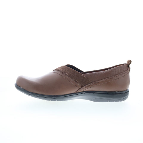 Cobb Hill Penfield Slip-On BCI9278 Womens Brown Leather Loafer Flats Shoes