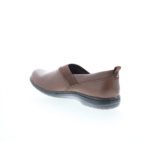 Cobb Hill Penfield Slip-On BCI9278 Womens Brown Leather Loafer Flats Shoes