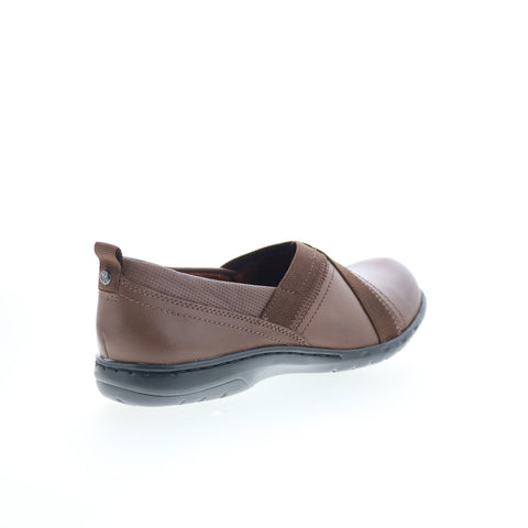 Cobb Hill Penfield Slip-On BCI9278 Womens Brown Leather Loafer Flats Shoes